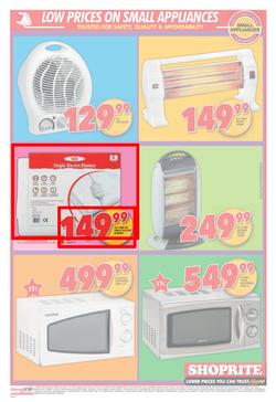 Shoprite Eastern Cape : Small Appliance (26 May - 8 Jun 2014), page 3