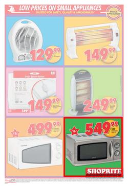 Shoprite Eastern Cape : Small Appliance (26 May - 8 Jun 2014), page 3