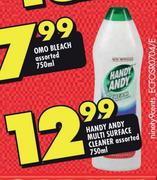 Handy Andy Multi Surface Cleaner Assorted-750ml