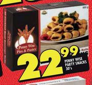 Penny Wise Party Snacks-30's