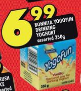 Bonnita Yogofun Drinking Yoghurt Assorted-350g