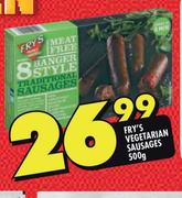 Fry's Vegetarian Sausages-500g