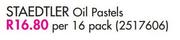Staedtler Oil Pastels-Per 16 Pack