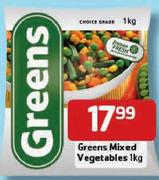 Greens Mixed Vegetables-1kg