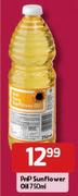 PnP Sunflower Oil - 750ml