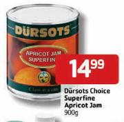  Dursots Choice Superfine Apricot Jam -900g Each