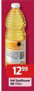 Pnp Sunflower Oil -750ml Each