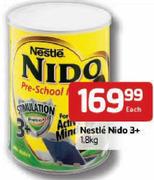 Nestle Nido 3+  1.8kg Each