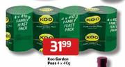 Koo Garden Peas - 4 x 410g