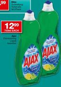 Ajax Dishwashing Liquid-750ml Each