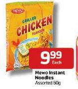  Mewo Instant Noodles-60g Each