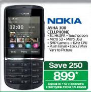 Nokia Asha 300 Cellphone-Each