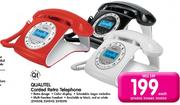 Qualitel Corded Retro Telephone-Each