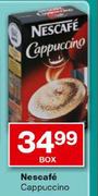 Nescafe Cappuccino Box-Each