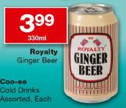 Royalty Ginger Beer-330ml