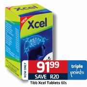 Tibb Xcel Tablets-60's