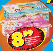 Dairybelle Smooth/Rainbow Kids Yoghurt Assorted-6 X 100g Each