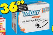 Today Frozen Sausage Rolls Assorted-30 Per Box Each