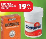 Compral Paracetamol Tablets-50's
