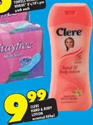Clere Hand & Body Lotion-400Ml