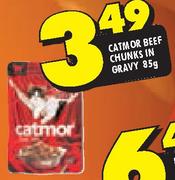 Catmor Beef Chunks In Gravy-85Gm