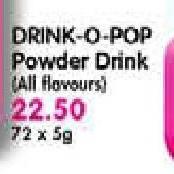 Drink-O-Pop Powder Drink(All Flavours)-72x5g