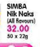 Simba Nik Naks-50x22Gm