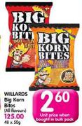 Willards Big Korn Bites-50Gm