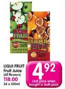 Liqui Fruit Fruit Juice(All Flavours)-250ml