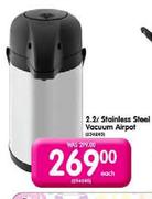 2.2L Stainless Steel Vacuum Airpot-Each