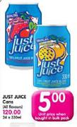 Just Juice Cans-330ml