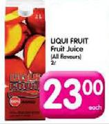 Liqui Fruit Fruit Juice-2ltr Each
