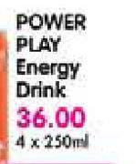 Power Play Energy Drink-4x250ml