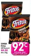Simba Fritos(All Flavours)-25gm Each