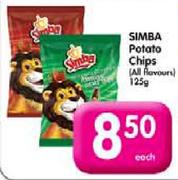 Simba Potato Chips (All Flavours)-125gm Each