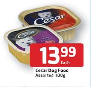Cesar Dog Food Assorted-100g Each