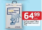 PnP No name Dry Dog Food Assorted-8Kg Each