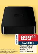Western Digital External Hard Drive2.5"