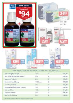 Pick N Pay Pharmacy : So Many Ways To Stay Healthy For Less (20 Aug - 1 Sep 2013), page 3