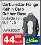Carburettor Flange Keihin Carb Rubber Base-Each