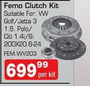 Femo Clutch Kit-Per Kit
