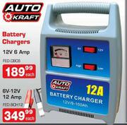 Auto Kraft Battery Charger 12V 6Amp-Each