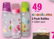 Snookums Bottles 3 Pack-250Ml Each