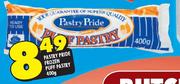 Pastry Pride Frozen Puff Pastry-400gm