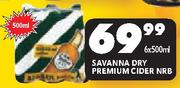 Savanna Dry Premium Cider NRB-6x500ml