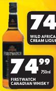 Firstwatch Canadian Whisky-750ml