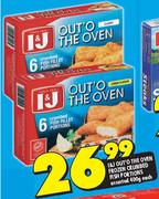 I&J Out'O The Oven Frozen Crumbed Fish Portions-400gm Each