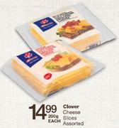 Clover Cheese Slices-200gm Each