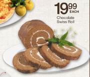 Chocolate Swiss Roll Each