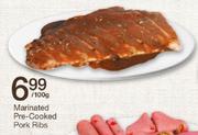 Marinated Pre-Cooked Pork Ribs-100gm